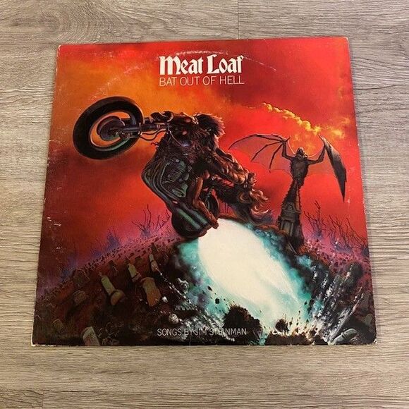 Meat Loaf Bat Out Of Hell Vintage Vinyl LP 1977 Epic Record PE-34974 - Picture 1 of 6